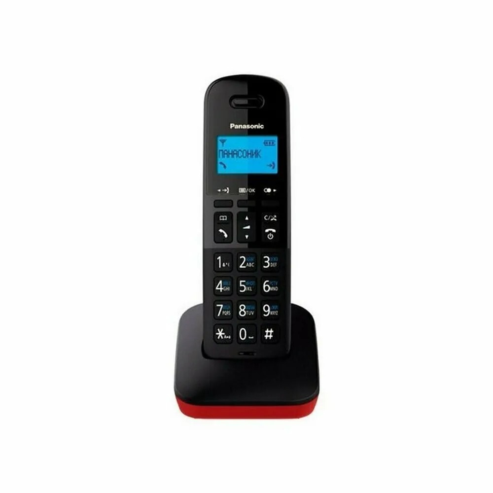 Радиотелефон DECT PANASONIC KX-TGB610RUR, черный