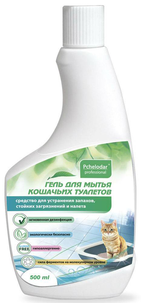 Pchelodar (Пчелодар), серия Professional, гель для мытья кошачьих туалетов, 500 мл