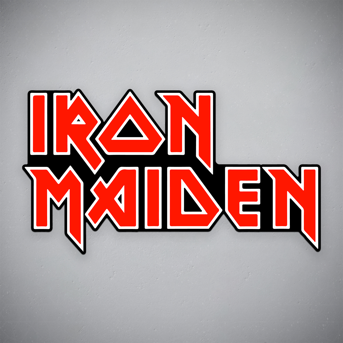 Стикер Iron Maiden. Нашивка Iron Maiden. Шрифт Iron Maiden. Шрифт в стиле Iron Maiden.