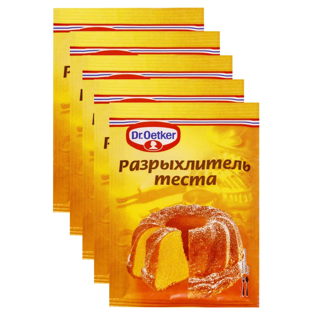 Разрыхлитель теста Dr.Oetker, 5 уп х 10 г - купить с доставкой по ...