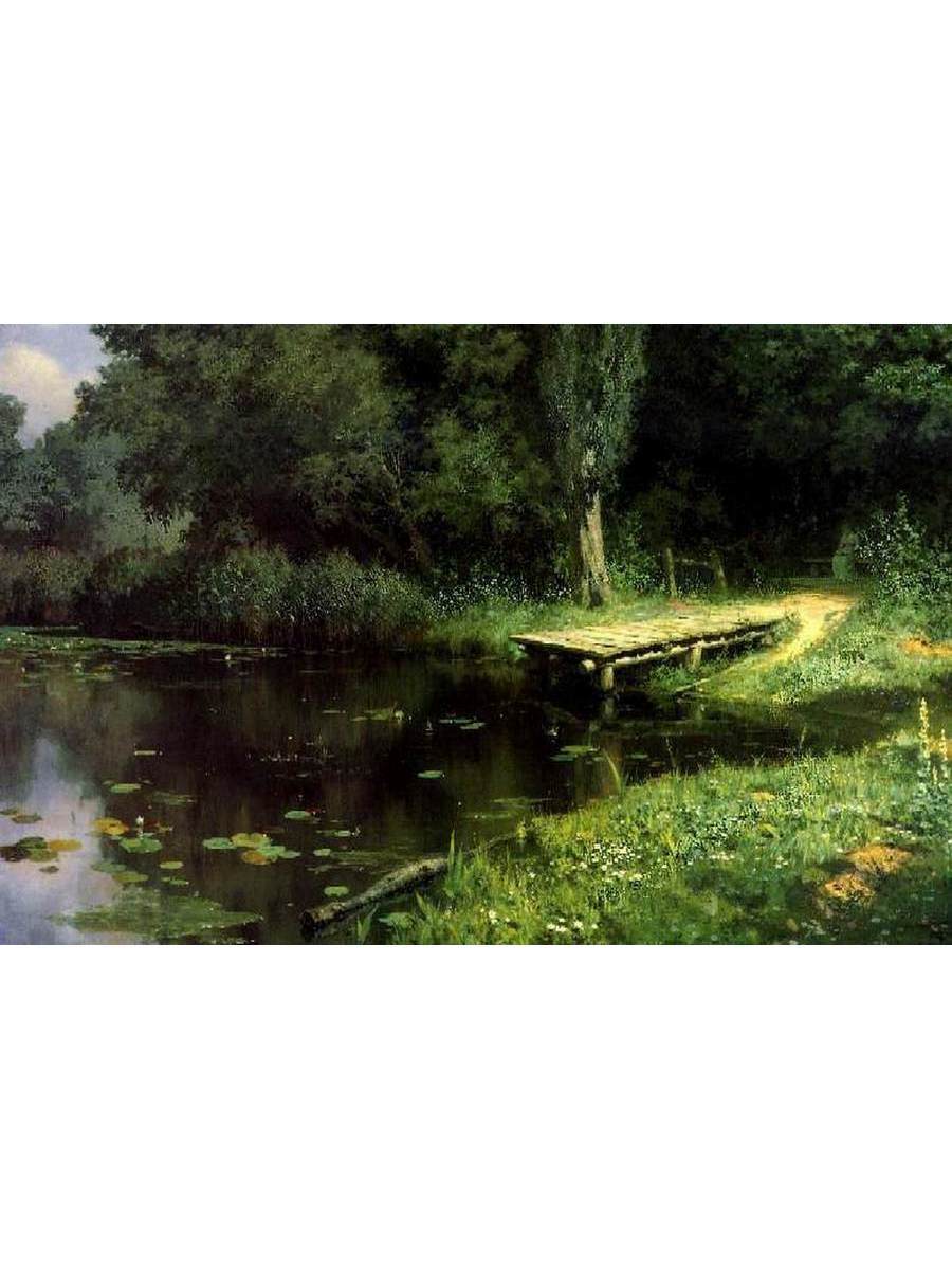 Василий Поленов, «заросший пруд», 1879