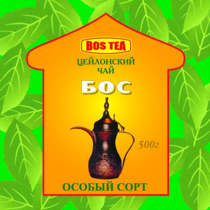 Чай BOS TEA черный Супер Пекое, 500 г