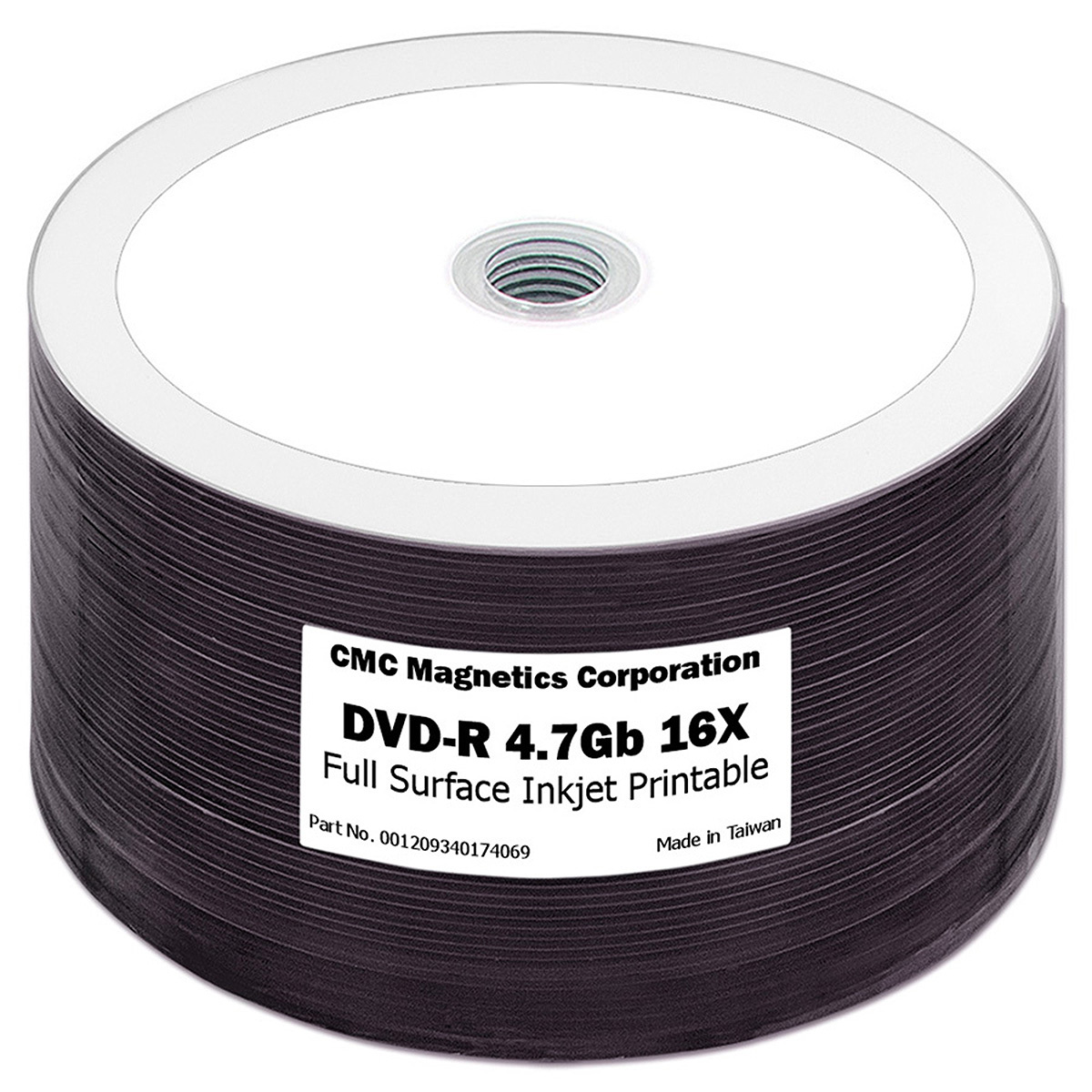 ДискDVD-RCMC4,7Gb16xFullPrintablebulk,50шт.