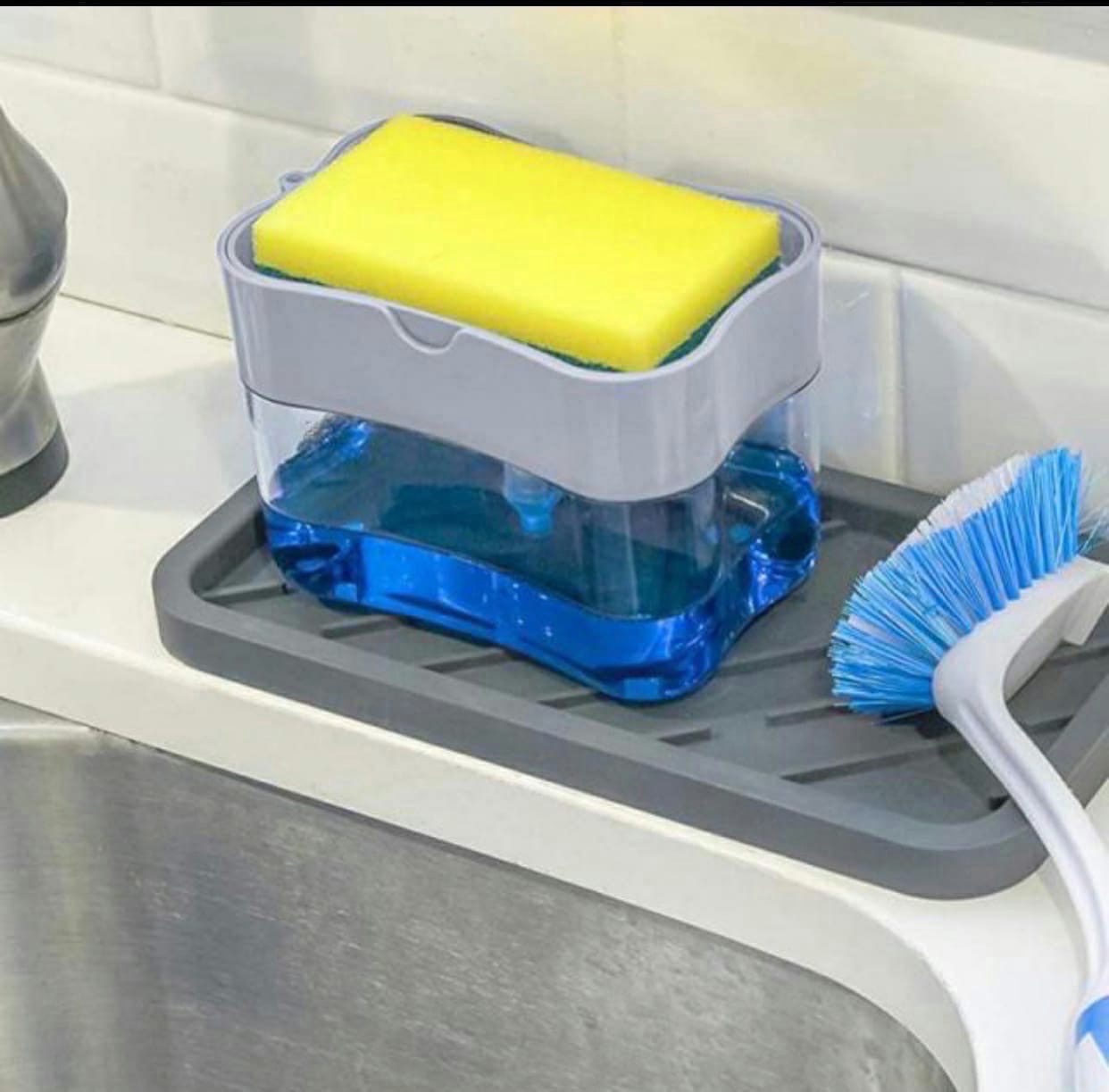 Soap Pump and Sponge Caddy