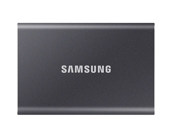 Samsung 1 ТБ Внешний SSD-диск T7 (MU-PC1T0T/WW), серый