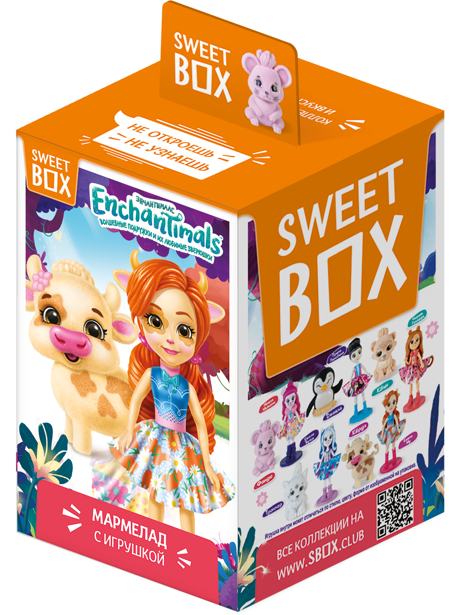 Sweet Box Конфитрейд СВИТБОКС ENCHANTIMALS 2 Мармелад с игрушкой, 10г -  купить с доставкой по выгодным ценам в интернет-магазине OZON (563387841)