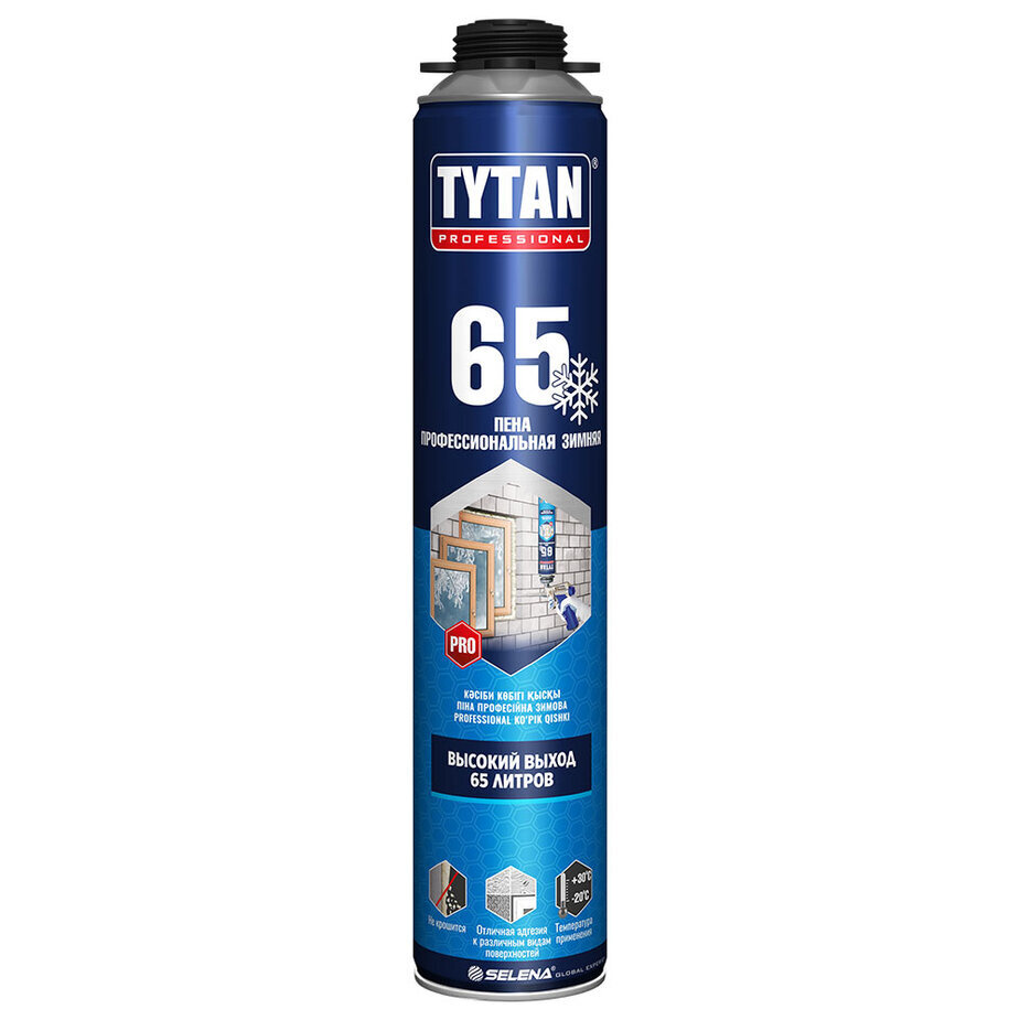 Пена монтажная профессиональная зимняя TYTAN Professional 65 (-20) (750 мл) арт. 96443