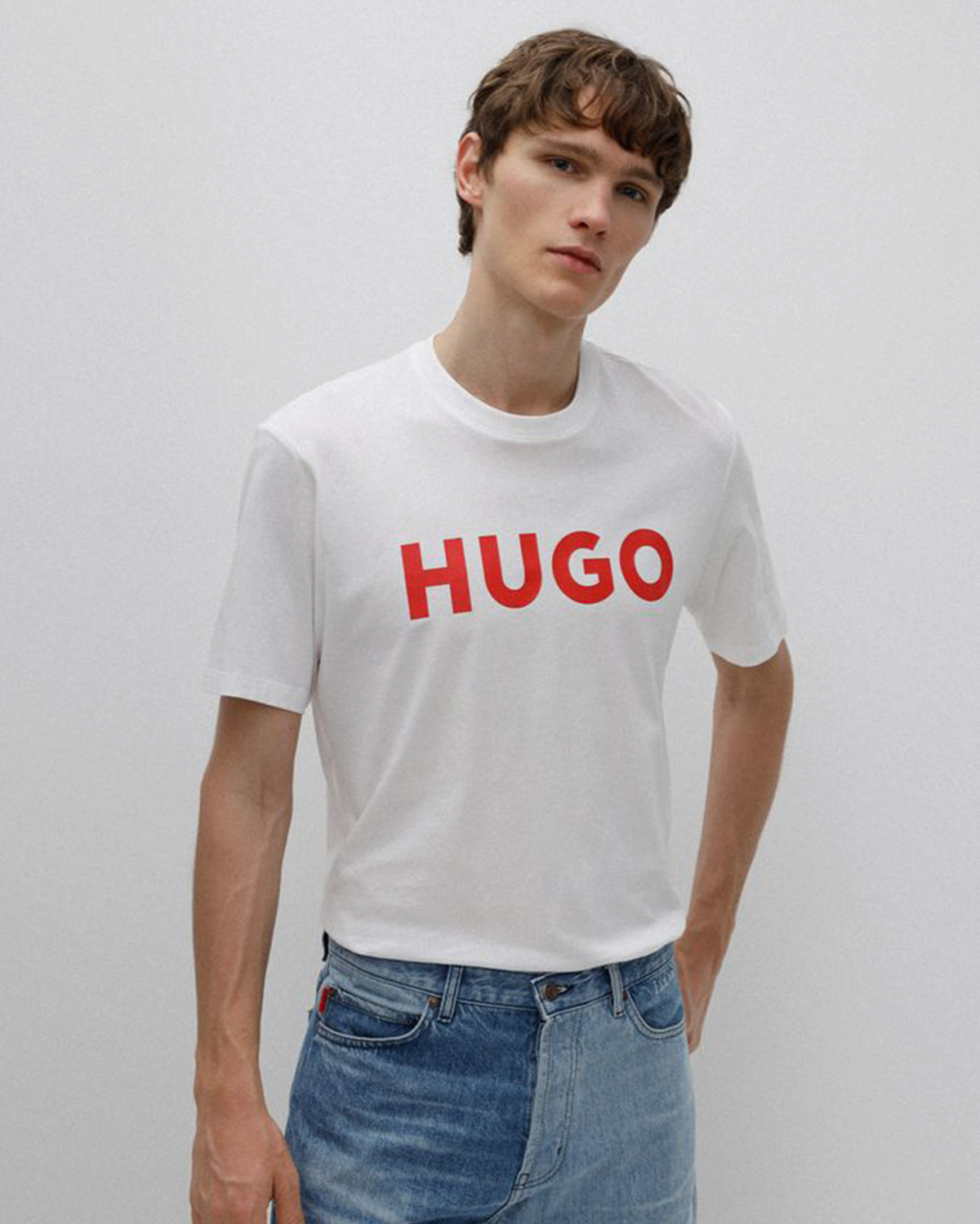 Купить футболку hugo. Футболка Hugo Dulivio. Hugo футболка мужская. Майка мужская Hugo. Белая футболка Хуго.