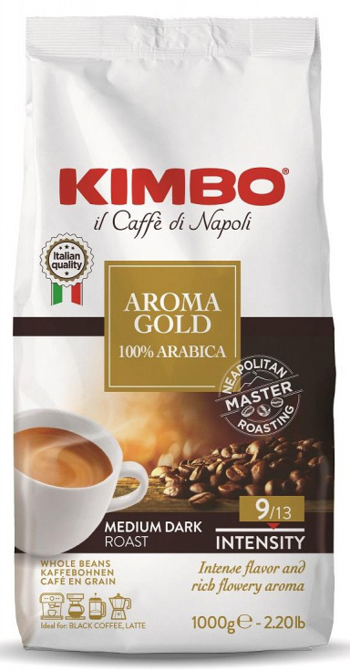 Кофе в зернах Kimbo AROMA GOLD, 1 кг