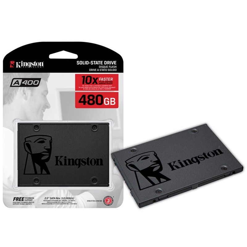 Kingston Внутренний SSD-диск SA400S37/480G (SA400S37/480G)