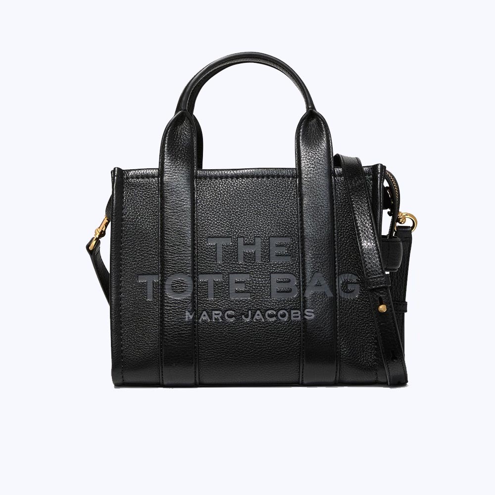 Marc jacobs mini shop leather logo shopper tote