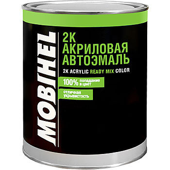 Акриловая автоэмаль 2К 240 БЕЛОЕ ОБЛАКО MOBIHEL 0,75 л.