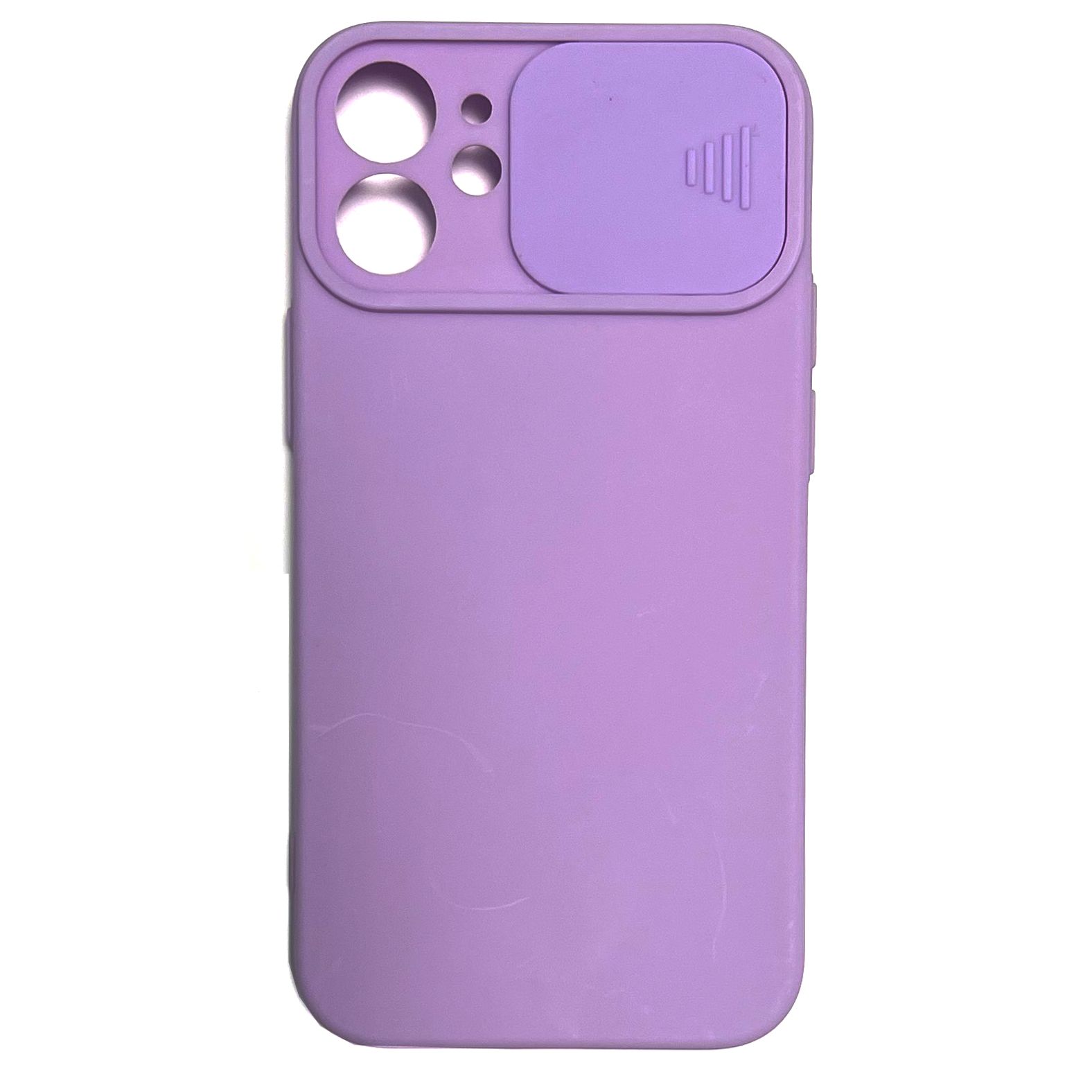 Чехол силиконовый для iPhone 12 mini со шторкой для камеры лаванда - купить  с доставкой по выгодным ценам в интернет-магазине OZON (686833159)