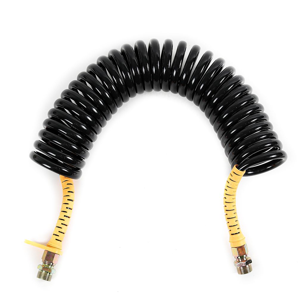 Шланг спиральный полиуретановый (15 м; 6х8 мм; 10 бар) patriot. Шланг витой wabco m16 красный. Шланг пневматический витой м22 полуприцеп. Шланг пневматический витой м16 l=7. 5м (желтый) polyurethane startec.