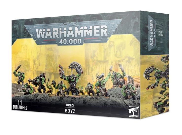 Набор миниатюр для настольной игры Warhammer 40000 - Ork Boyz