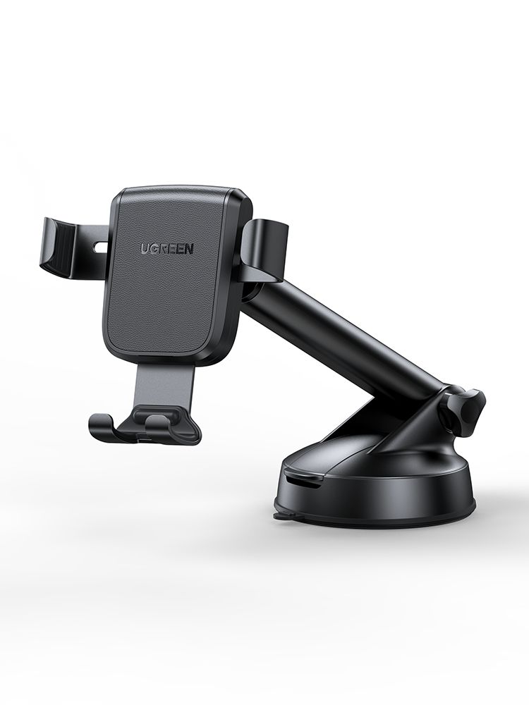 Держатель для телефона UGREEN LP200 (60990B) Gravity Phone Holder With Suction Cup с присоской. Цвет: черный