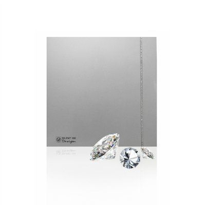 Вентилятор Soler & Palau Silent Design 100 CRZ Swarovski Silver (Таймер)