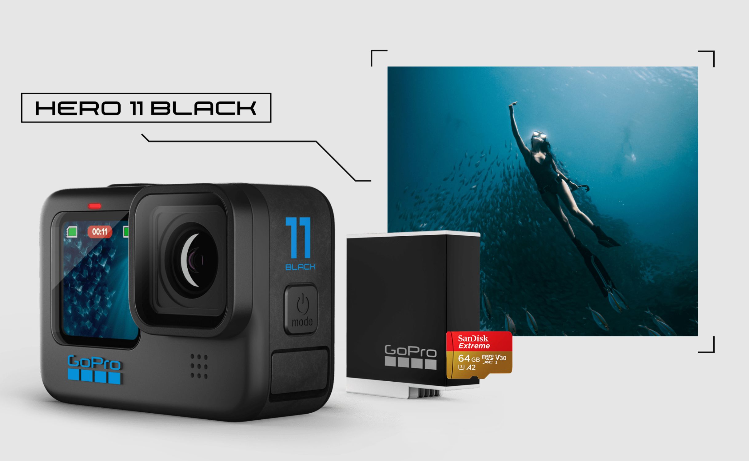 Видеокамера Экшн Gopro Hero 11 Купить