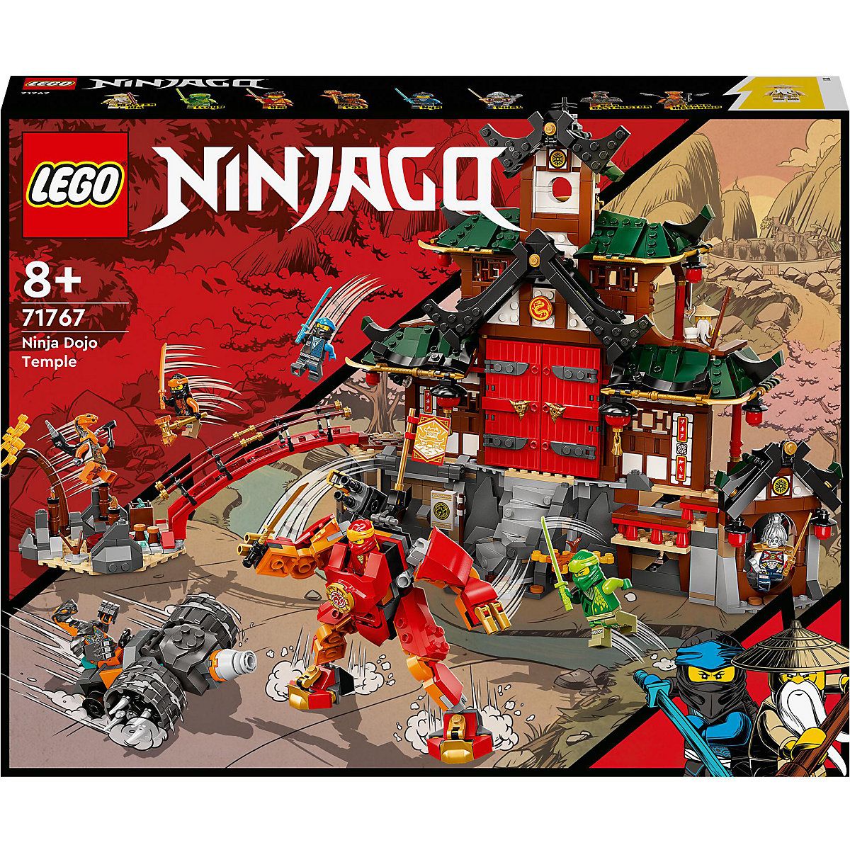 Lego Ninjago 71767 Храм Ниндзя Додзё - купить с доставкой по выгодным ценам  в интернет-магазине OZON (1164785914)