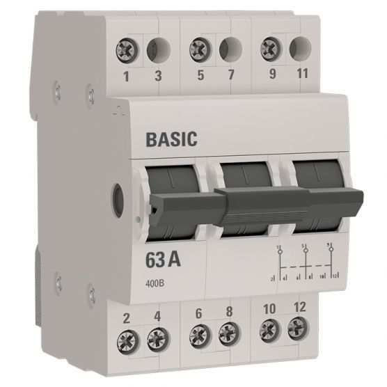 Переключатель трехпозиционный ТПС-63 3P 63А PROxima EKF TPS363