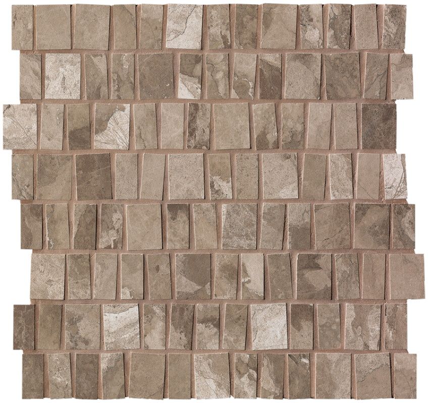 Мозаика Fap Sheer Camou Beige Bar Mosaico 30.5x30.5 fPDH под камень матовая изностойкая