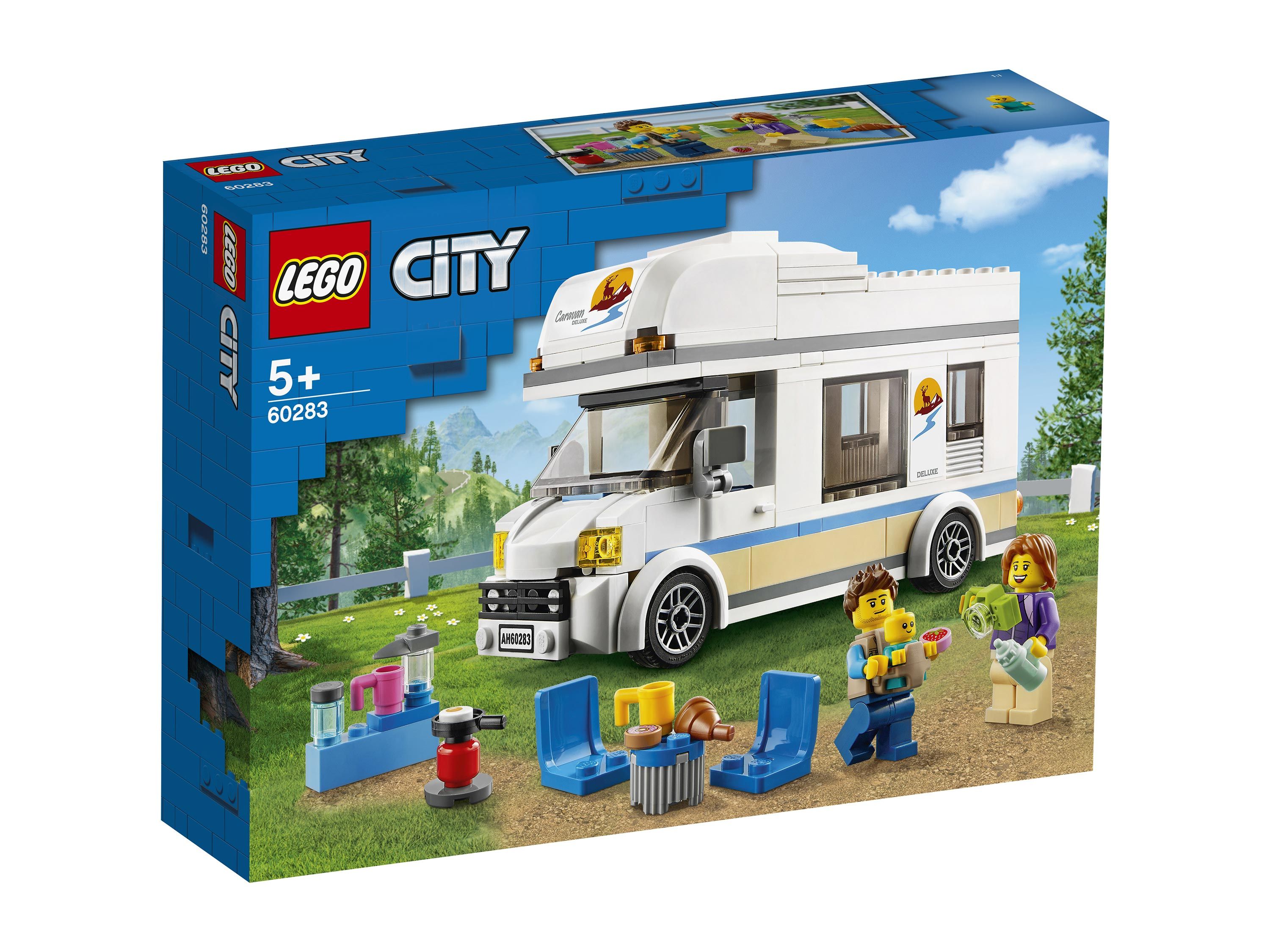 Конструктор LEGO City Great Vehicles Отпуск в доме на колёсах, 190 деталей,  5+, 60283 - купить с доставкой по выгодным ценам в интернет-магазине OZON  (216987501)