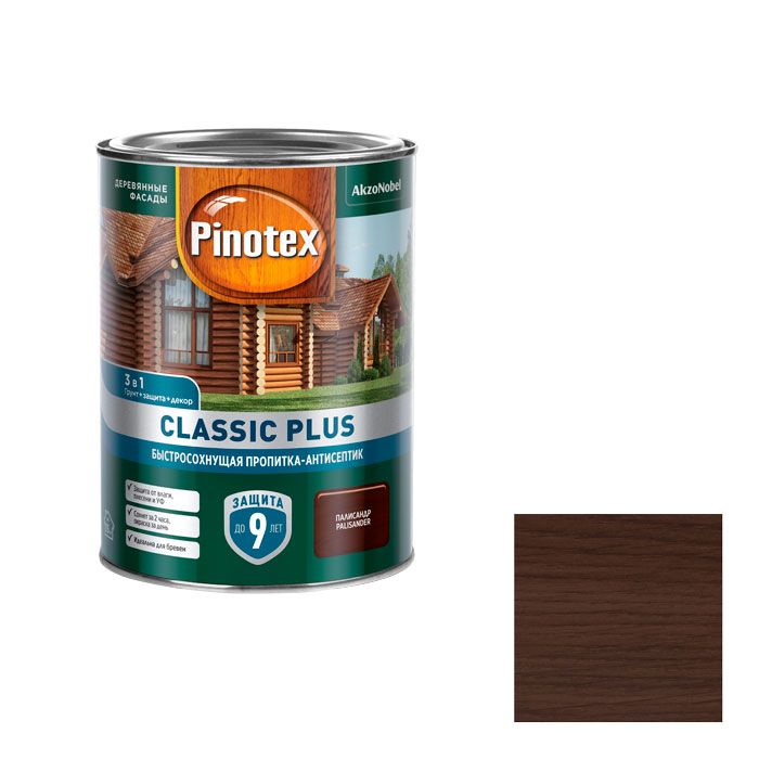 Pinotex classic plus скандинавский серый фото