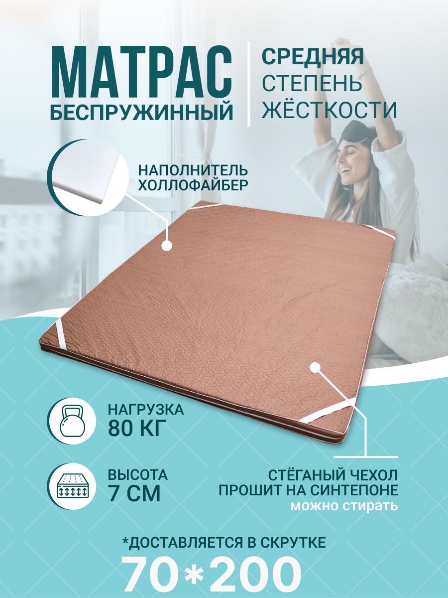 Матрас 130 200 беспружинный