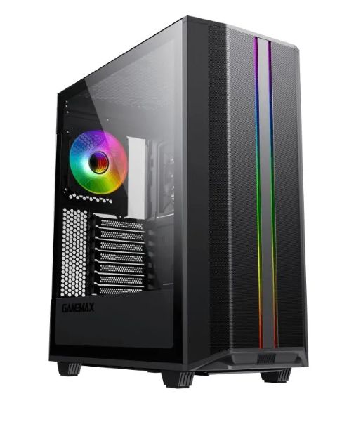 Корпусдляпкигровой,GameMaxPrecisionCOCBlack(T808),atx,microatx,miniitx,безБП