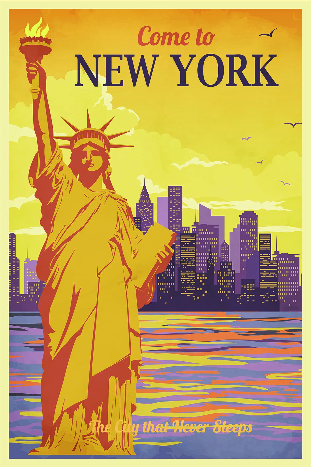 нью йорк плакат