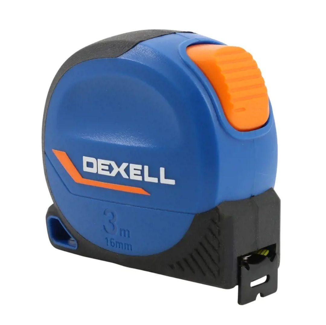 Рулетка Dexell L2 3 м x 16 мм, автоблокировка