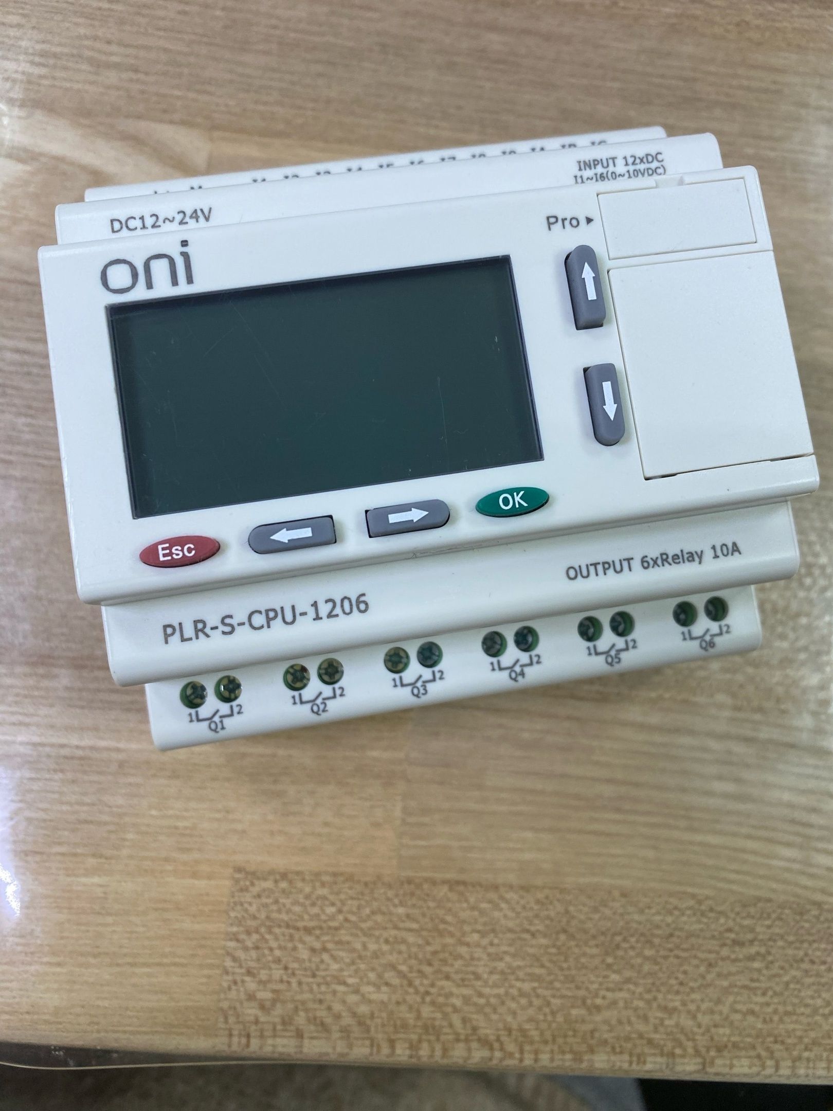 Oni plr. Реле Oni. Oni PLR-S-CPU-1206. Программируемое реле.