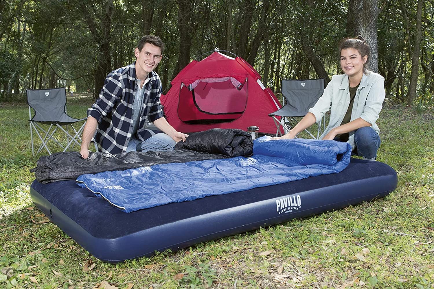 bestway pavillo camping gear матрас