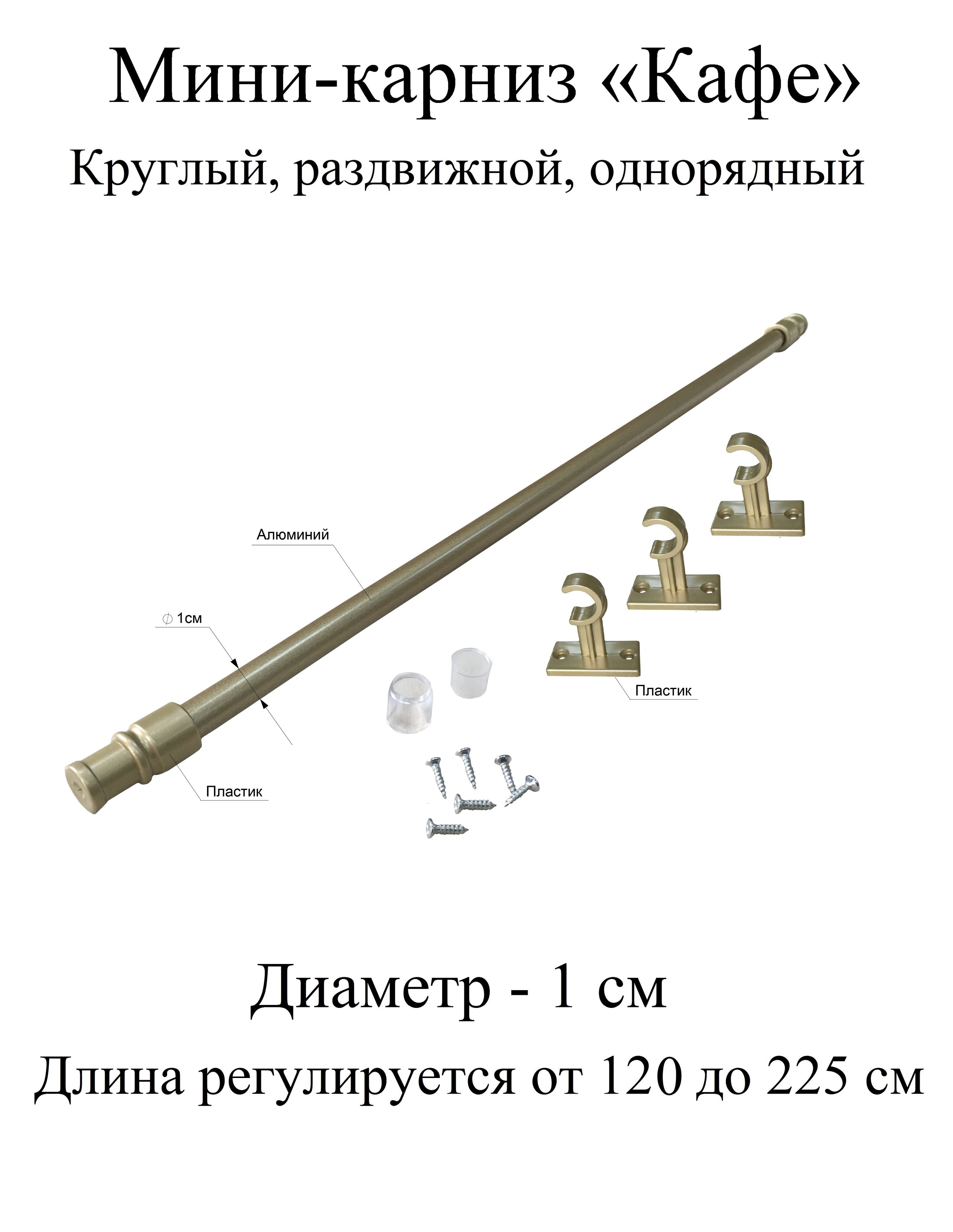 Карнизы кафе на пластиковые окна без сверления