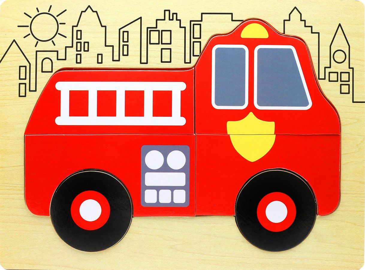 Пазлы по пожарной безопасности для дошкольников