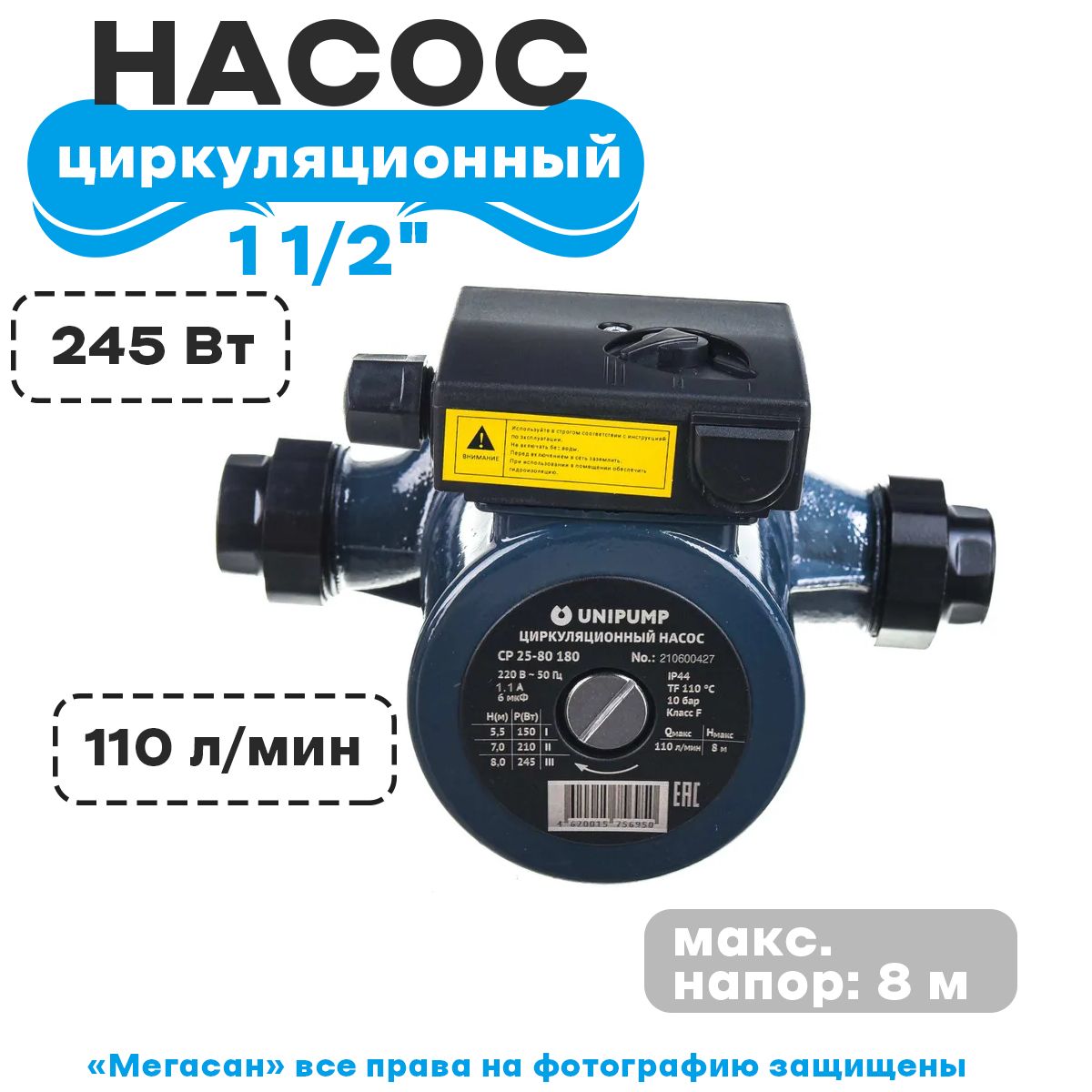 Unipump 25 80 180. Циркуляционные насосы UNIPUMP.