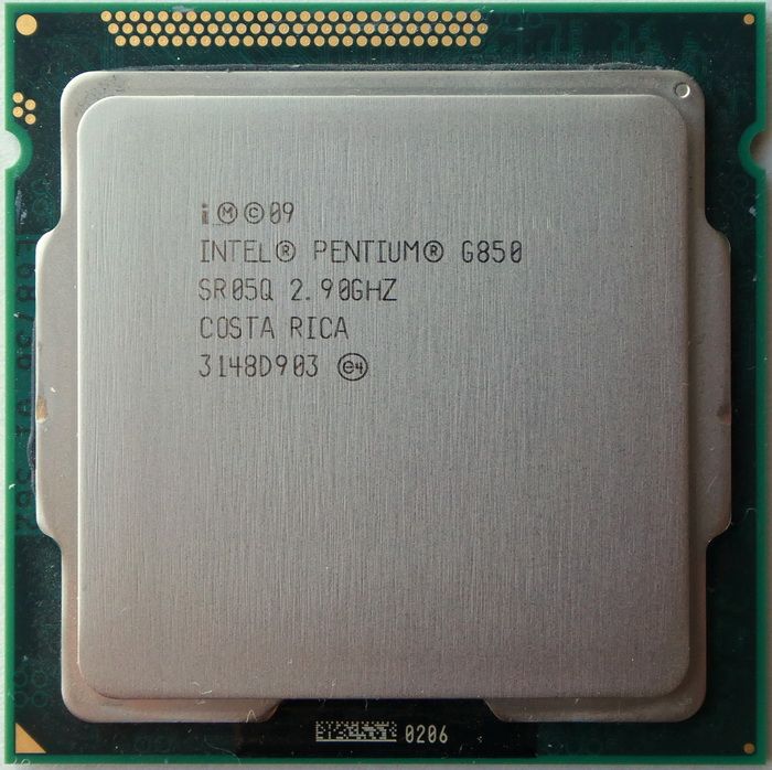 Процессор Socket LGA 1155 Intel Pentium G850 ( 2 ядра / 2 потока / 2900 МГц )