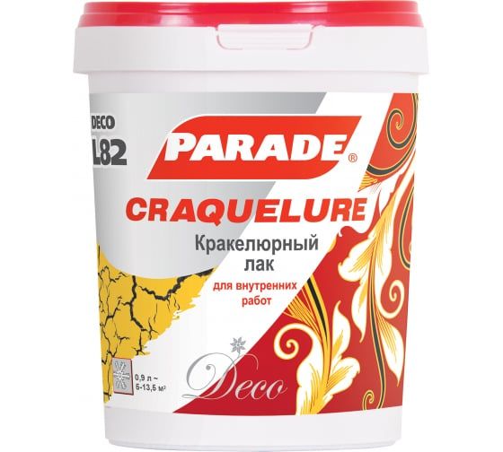 Кракелюрный лак PARADE DECO Craquelure L82 0,9л Россия