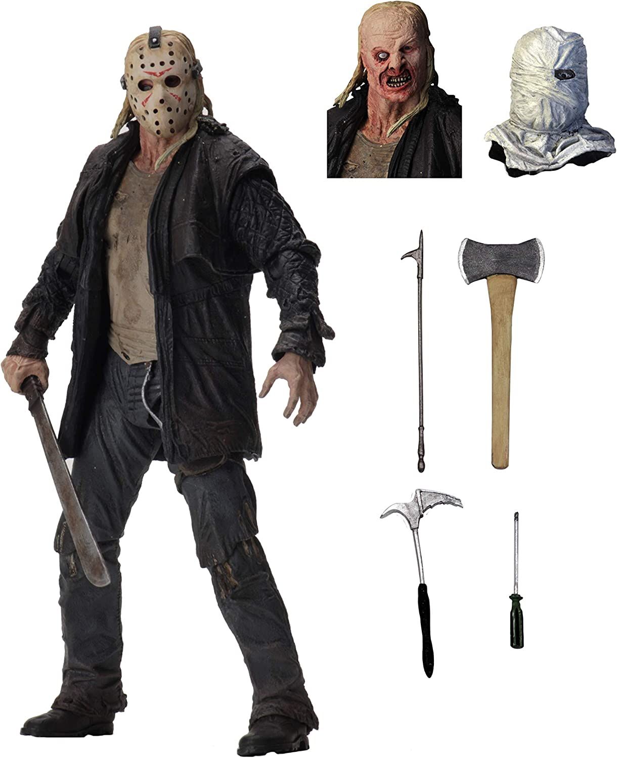 Подвижная фигурка Джейсон Вурхиз (Пятница 13-е) NECA Friday The 13th  Ultimate Jason Voorhees - купить с доставкой по выгодным ценам в  интернет-магазине OZON (860909064)