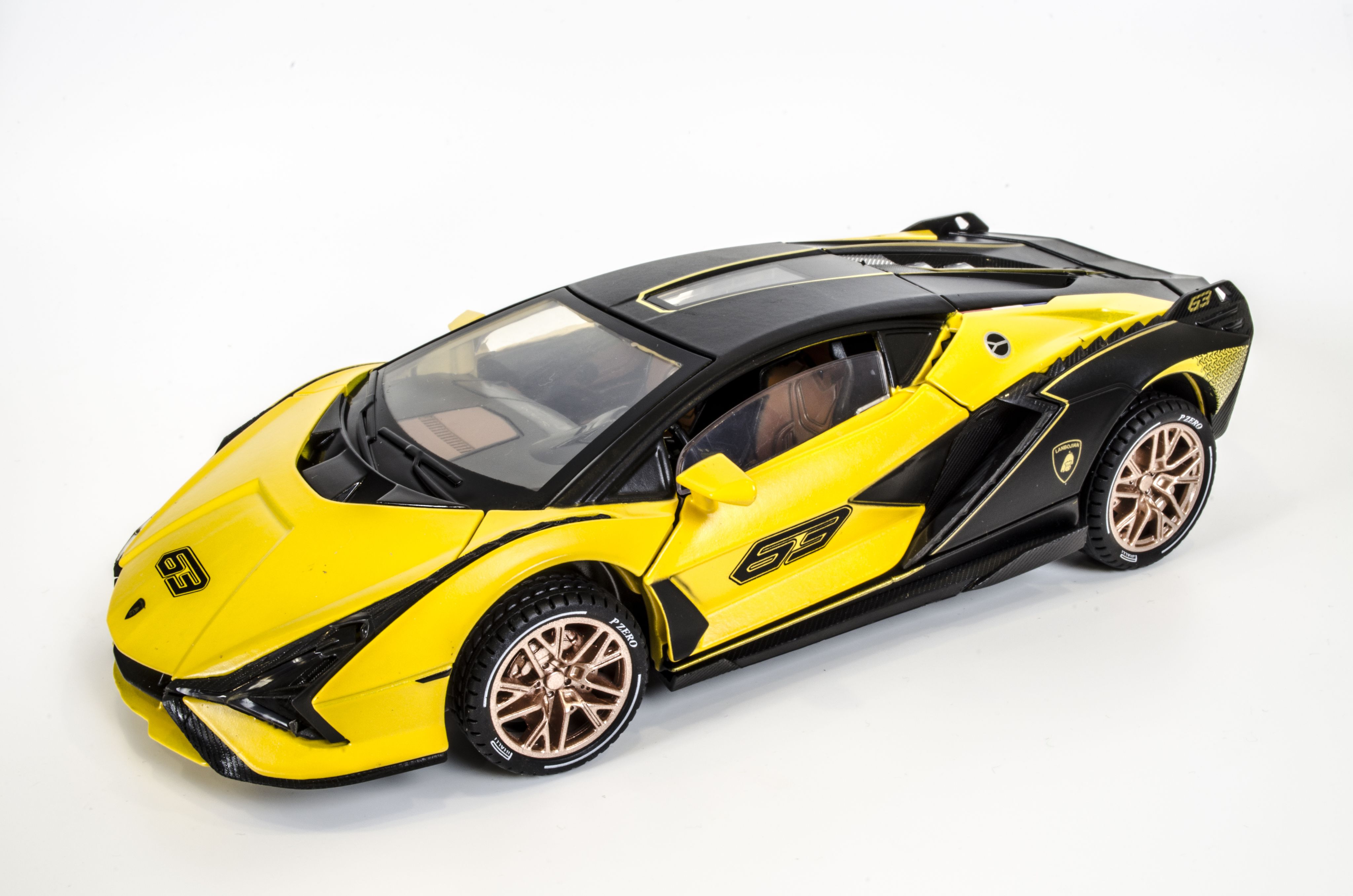 Масштабная модель Lamborghini Sian FKP 37 Ламборгини Сиан масштаб 1:24 -  купить с доставкой по выгодным ценам в интернет-магазине OZON (869292132)