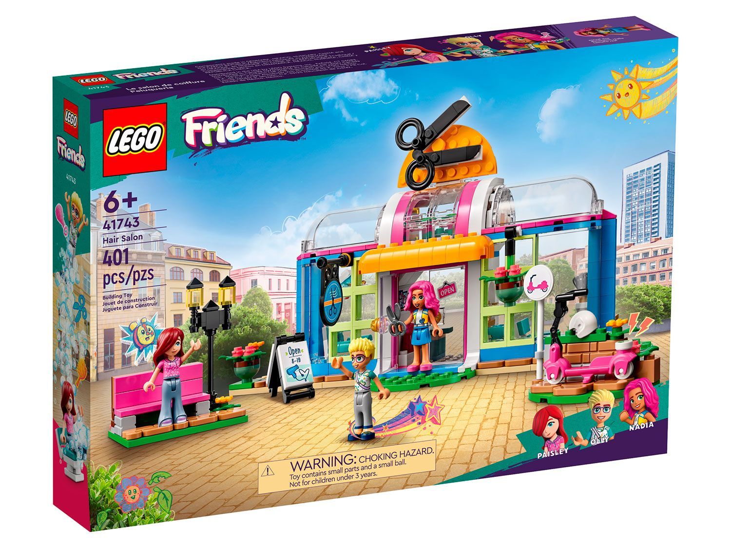 Конструктор LEGO Friends Парикмахерская, 401 деталь, 6+, 41743 - купить с  доставкой по выгодным ценам в интернет-магазине OZON (870207612)