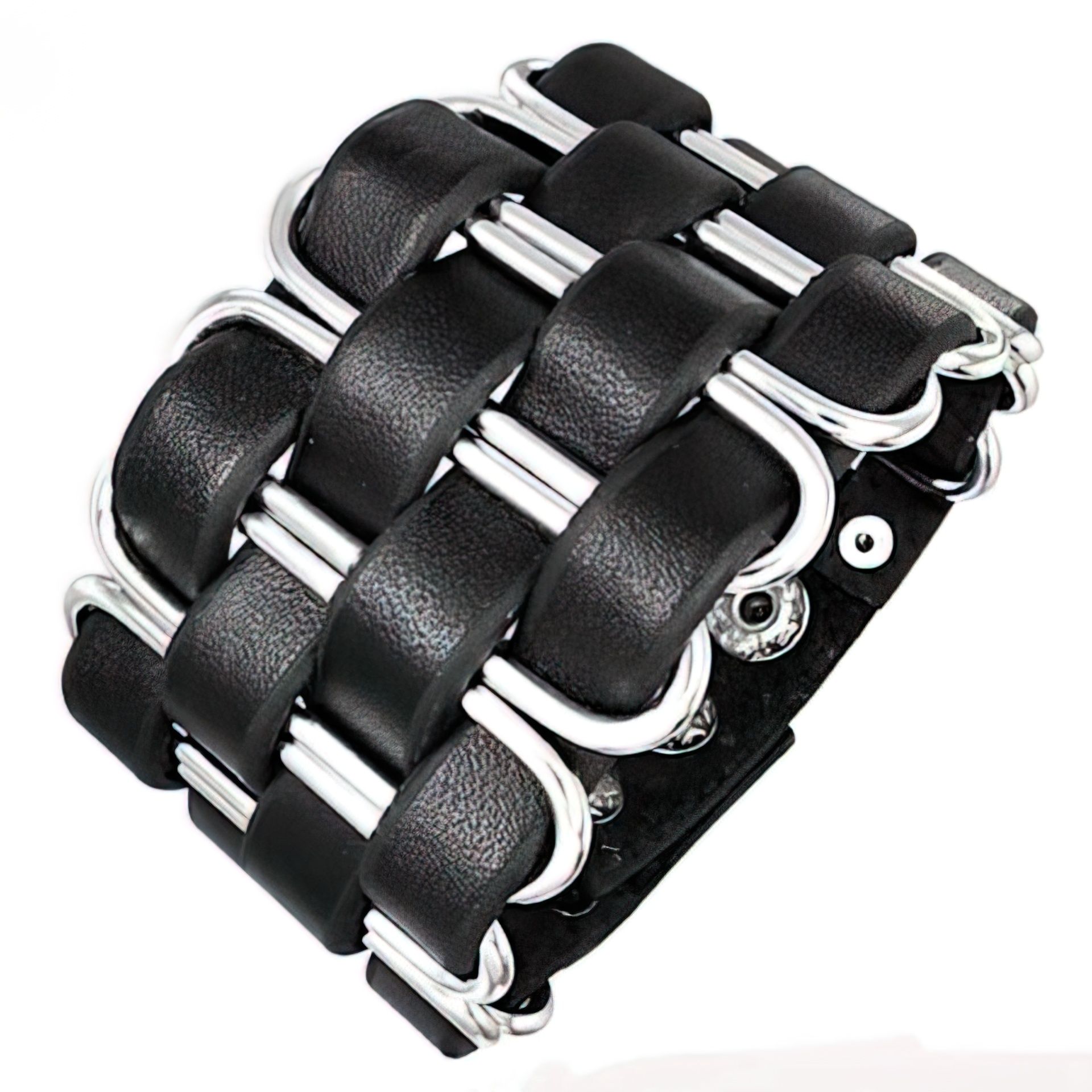 Макет кожаного браслета. Браслеты кожаные Fashion Jewelry.