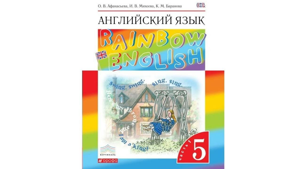 План конспект урока по английскому языку 6 класс афанасьева михеева rainbow