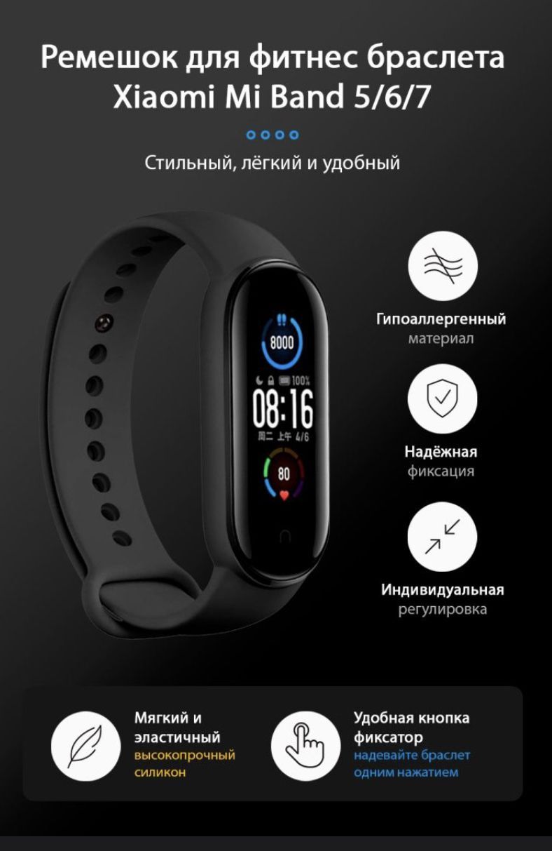 Ремешокдляmiband5/6