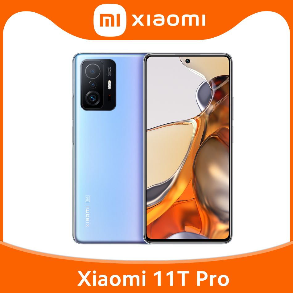 XiaomiСмартфонXiaomiMi11TProГлобальнаяверсия8/256ГБ,синий+MiSmartBand6NFC+MiSmartSpeaker