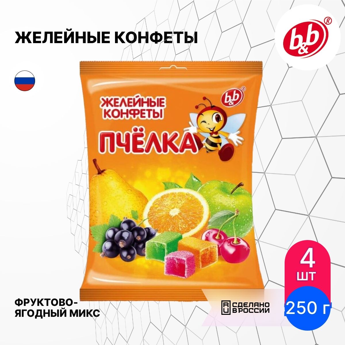 Конфеты пчелка