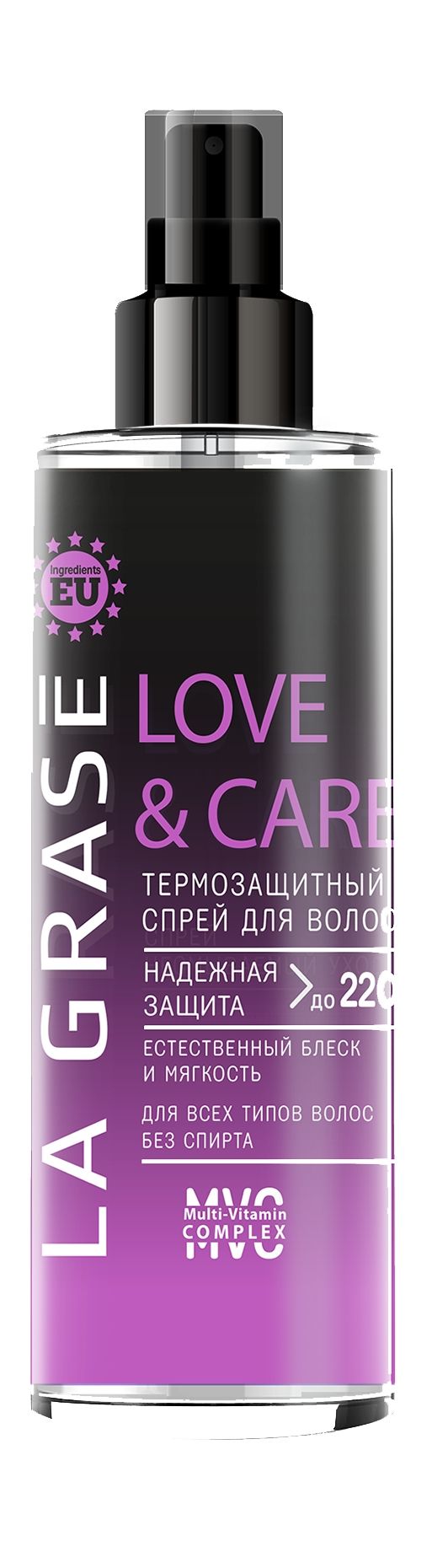 LAGRASEСпрейдляволостермозащитаLove&Сare,150мл