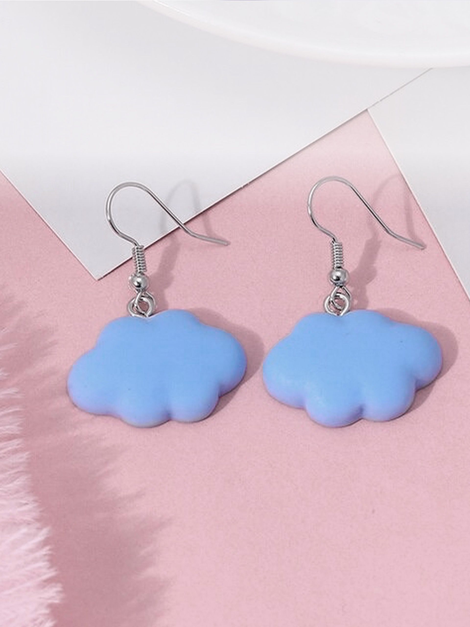 серьги облачка тиффани. серьги облачка. Fenny fox сережки. серьги облачка. длинные серьги облако.