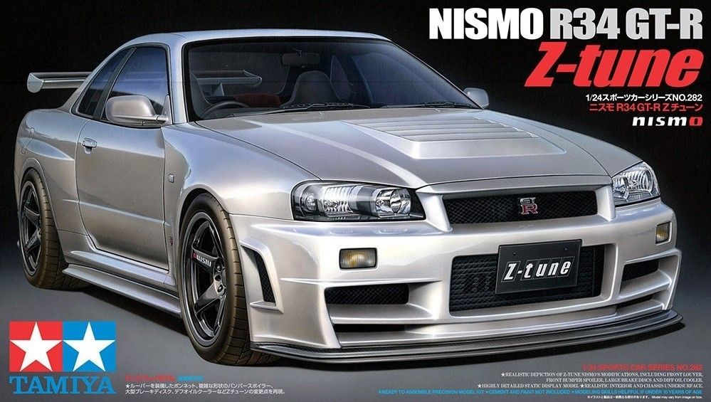 Сборная модель Nissan Nismo R34 GT-R Z-tune