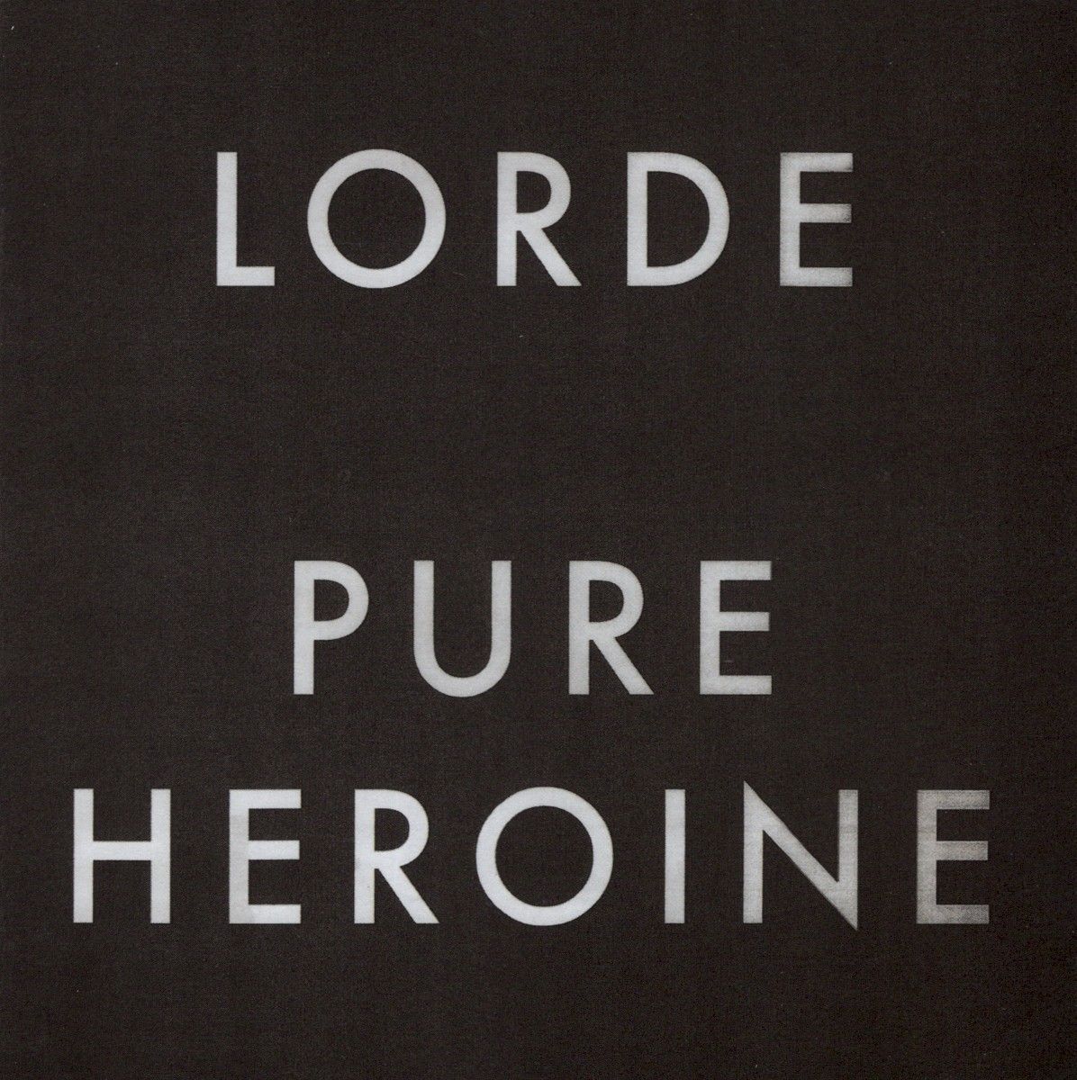 Lorde. Pure Heroine (CD) (EU Import) - новый запечатанный компакт-диск, импорт из Евросоюза